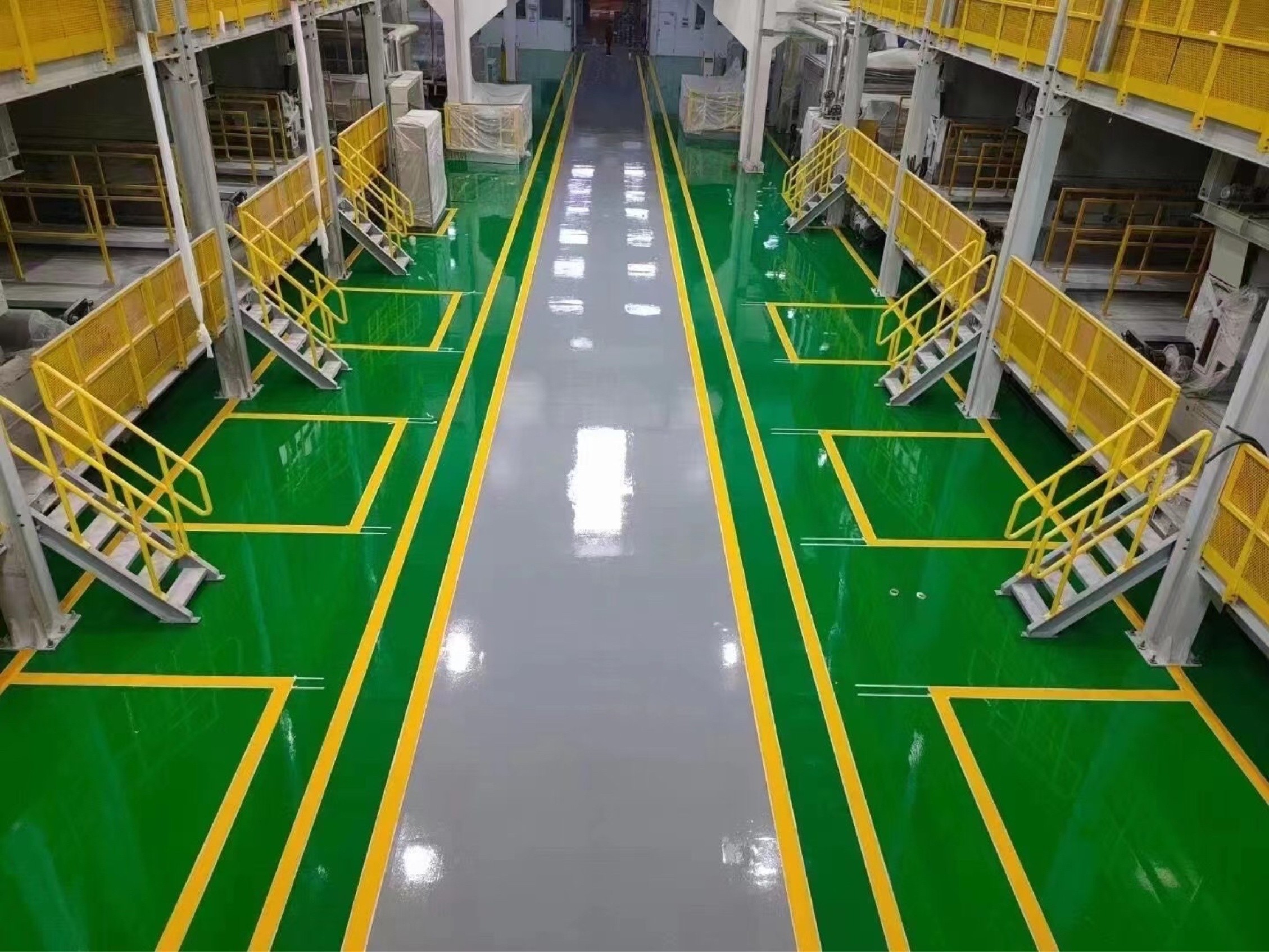 彩田BA-505C防靜電自流平地坪面漆-電子廠房、設(shè)備制造車間